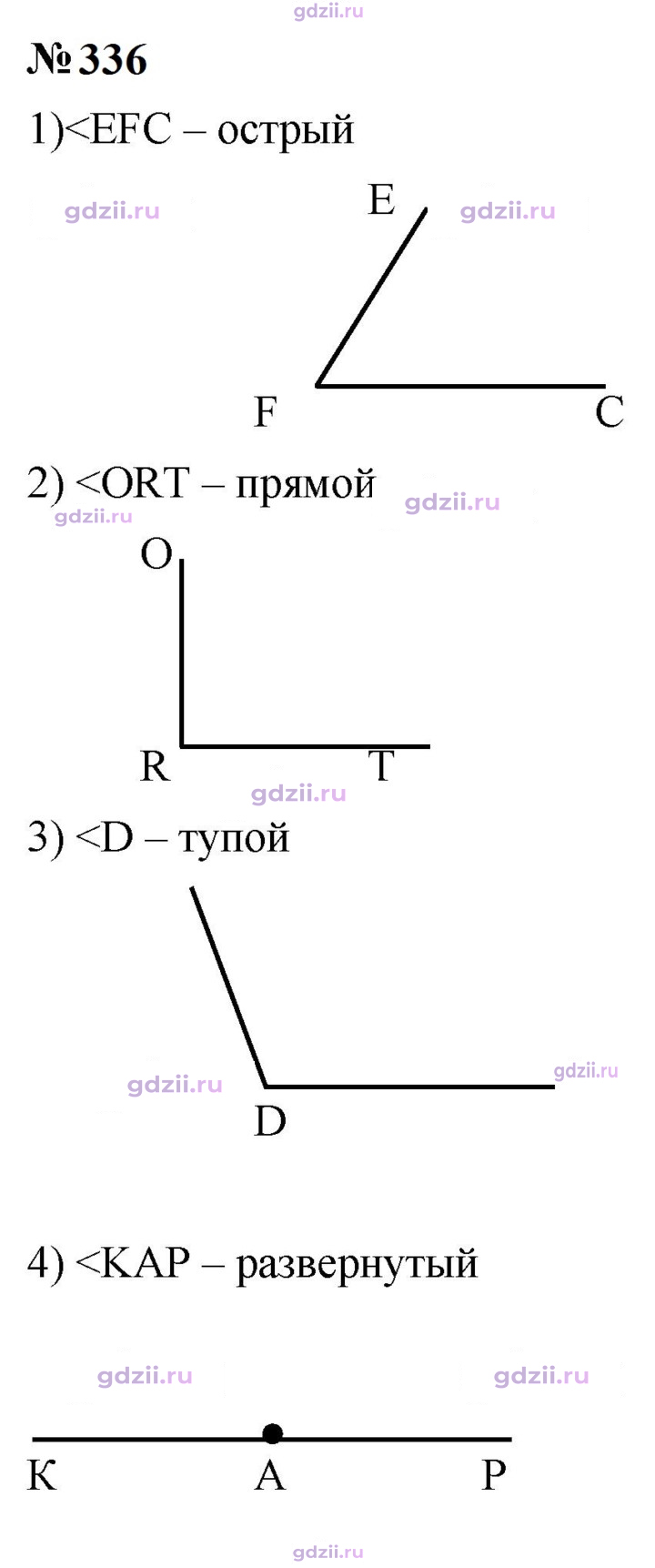 Скан решения номера 336