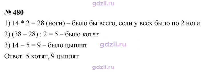Скан решения номера 480