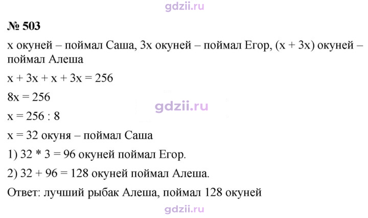 Скан решения номера 503