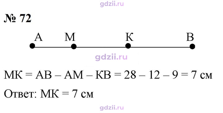 Скан решения номера 72