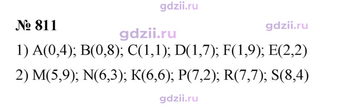 Скан решения номера 811