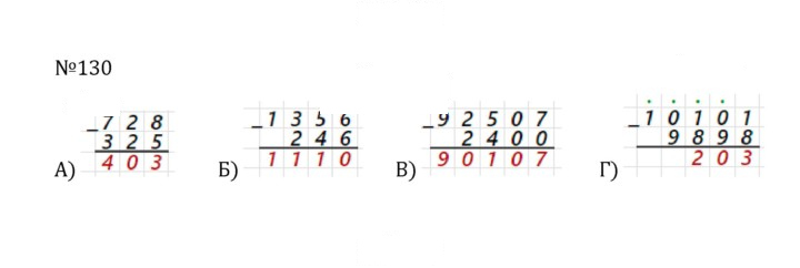 Скан решения номера 1.130 (130)
