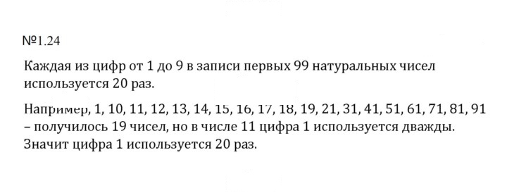 Скан решения номера 1.24 (24)