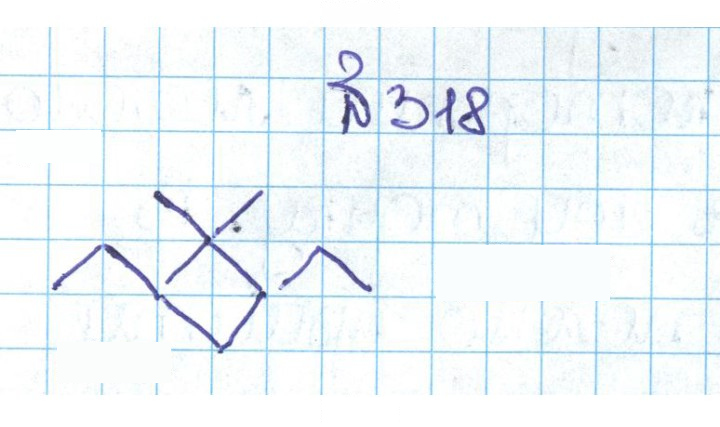 Скан решения номера 1.318 (318)