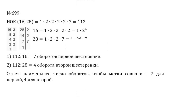 Скан решения номера 3.106 (699)
