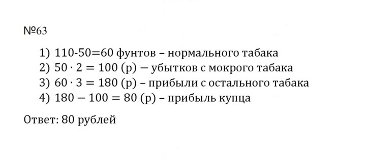 Скан решения номера 63 (1156)