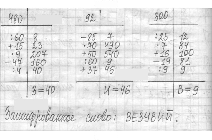 Скан решения номера 260