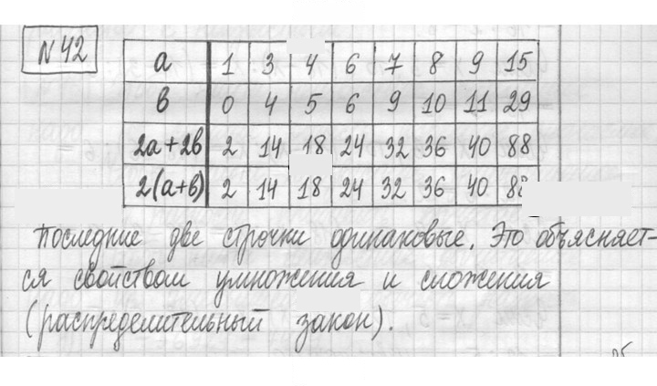 Скан решения номера 42