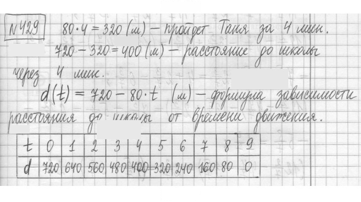 Скан решения номера 429