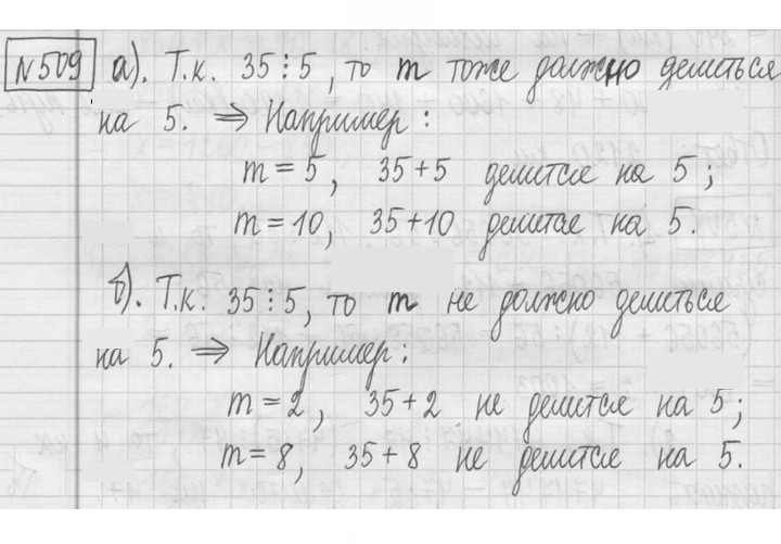 Скан решения номера 509