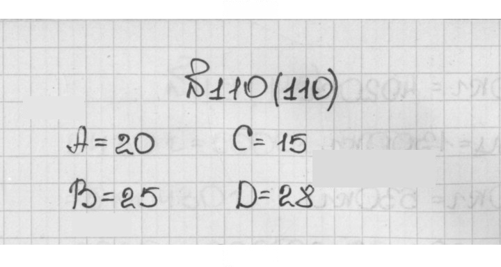 Скан решения номера 110 (110)