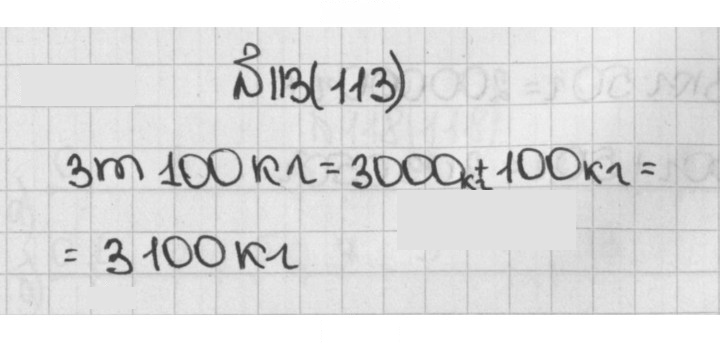 Скан решения номера 113 (113)