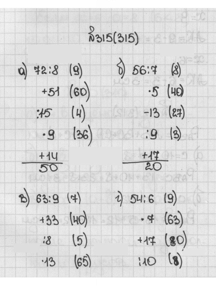 Скан решения номера 315 (315)
