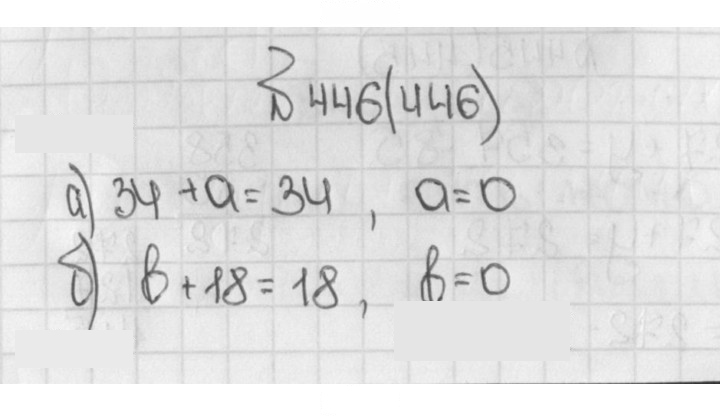 Скан решения номера 446 (446)