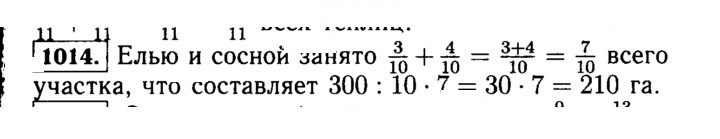 Скан решения номера 1014 (165)