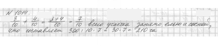 Скан решения номера 1014 (165)