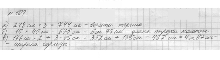 Скан решения номера 107 (107)