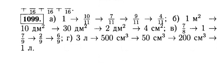 Скан решения номера 1099 (250)
