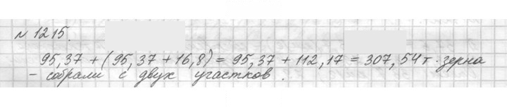 Скан решения номера 1215 (365)