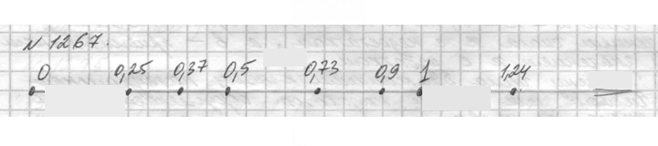 Скан решения номера 1267 (417)
