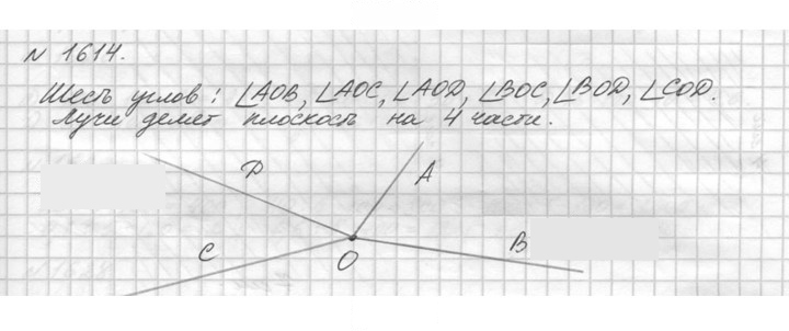 Скан решения номера 1614 (767)