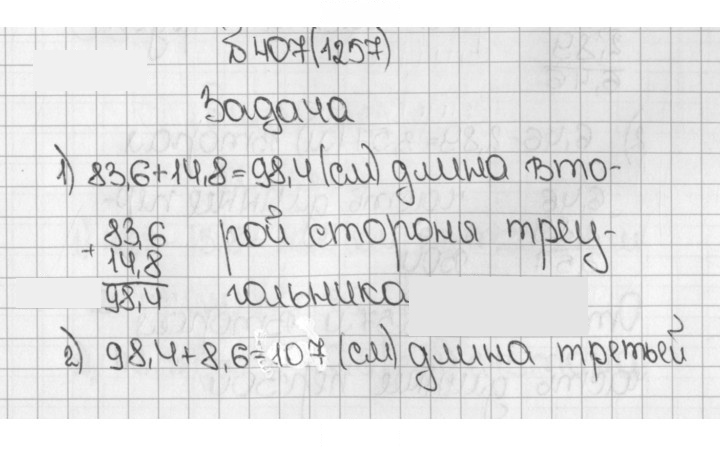 Скан решения номера 407 (1257)