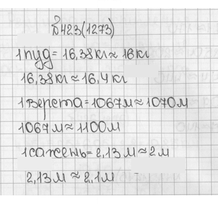 Скан решения номера 423 (1273)