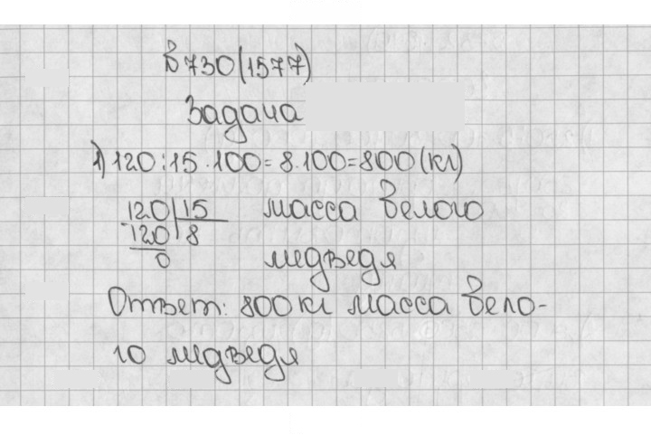 Скан решения номера 730 (1577)