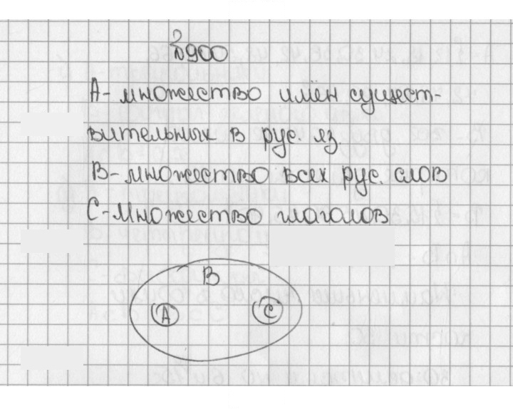 Скан решения номера 900