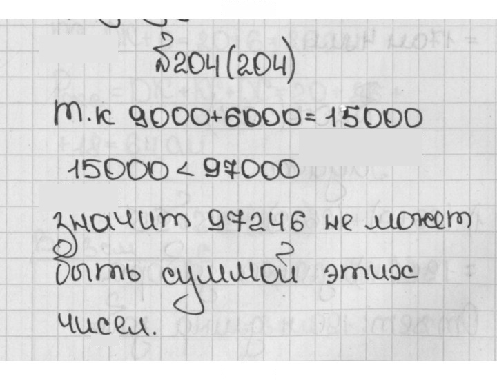 Скан решения номера 204 (204)