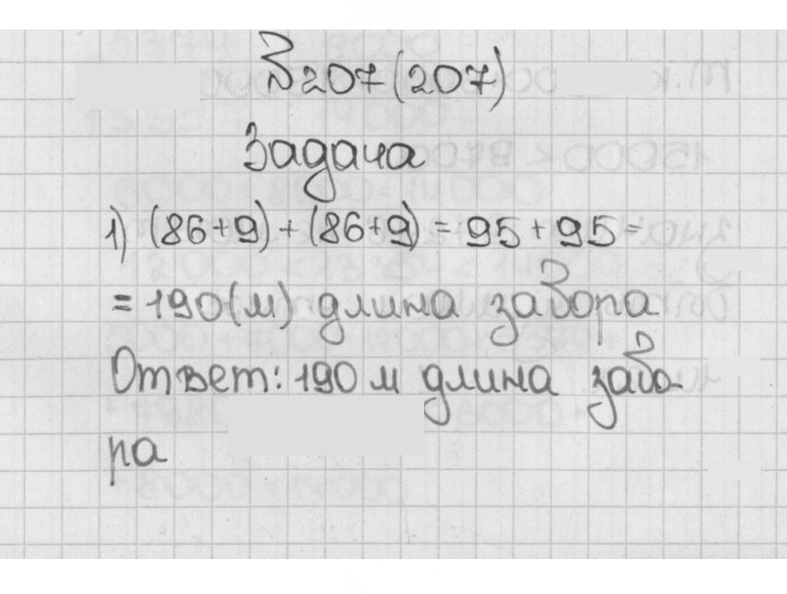 Скан решения номера 207 (207)