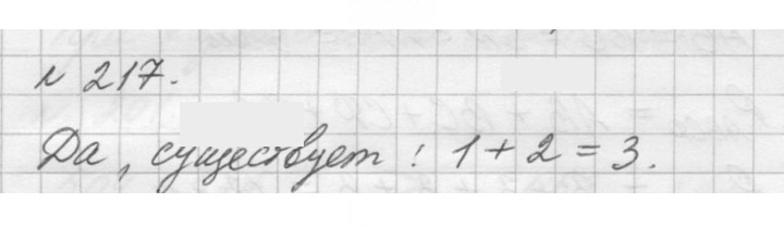 Скан решения номера 217 (217)