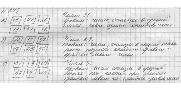 Скан решения номера 277 (277)