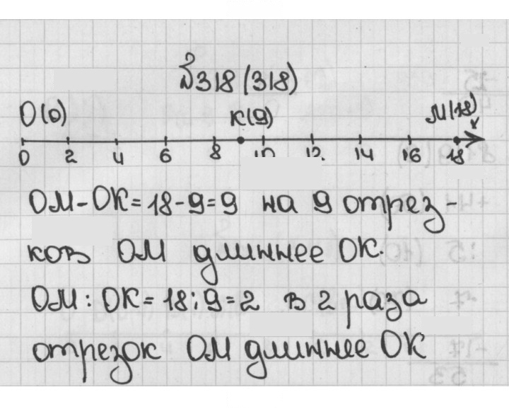Скан решения номера 318 (318)