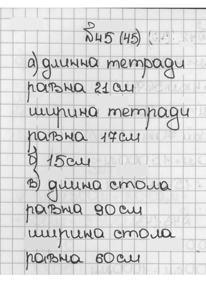 Скан решения номера 45 (45)