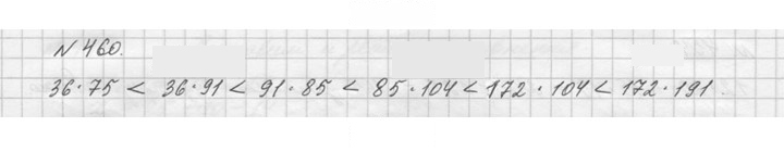 Скан решения номера 460 (460)