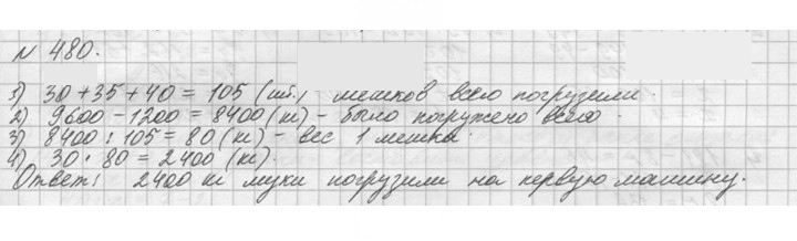 Скан решения номера 480 (480)