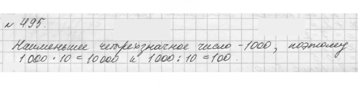 Скан решения номера 495 (495)