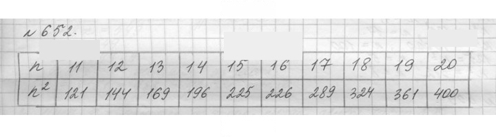 Скан решения номера 652 (652)