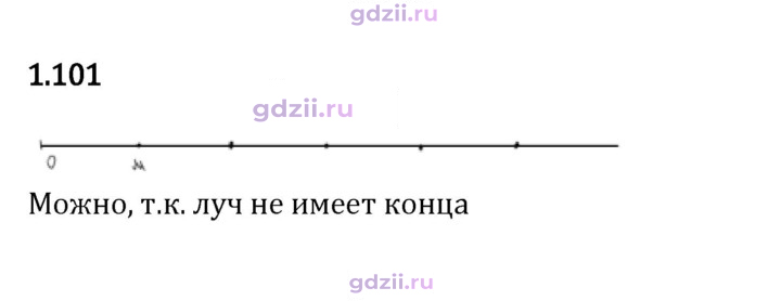 Скан решения номера 1.101