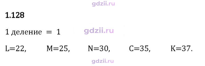 Скан решения номера 1.128