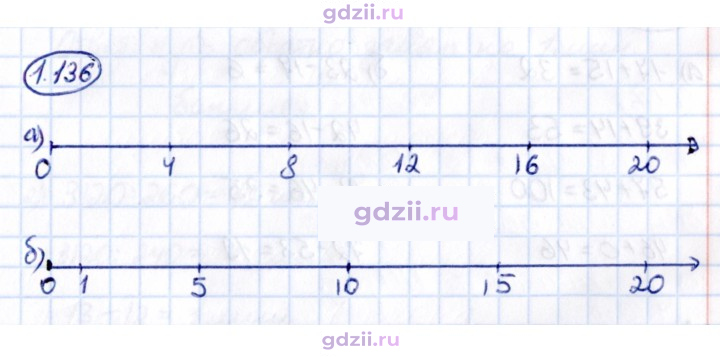 Скан решения номера 1.136