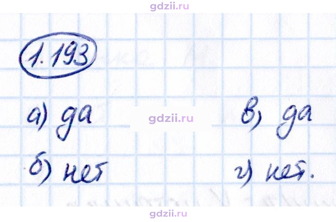Скан решения номера 1.193