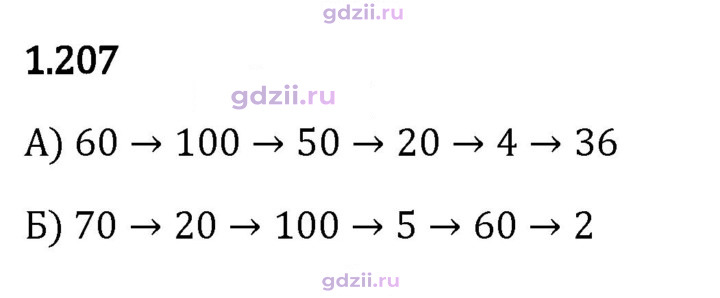Скан решения номера 1.207