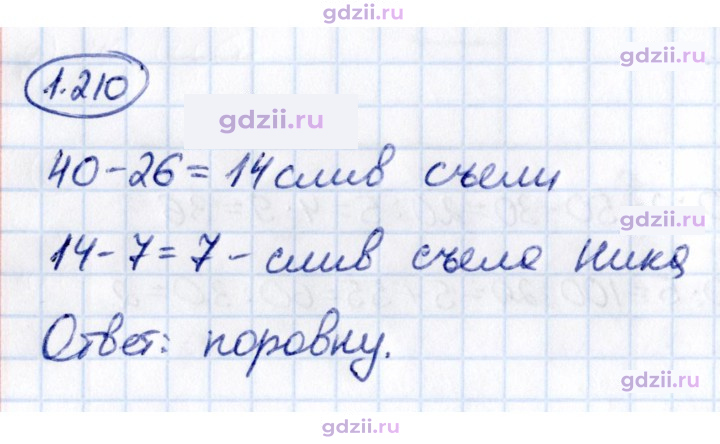 Скан решения номера 1.210