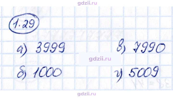Скан решения номера 1.29
