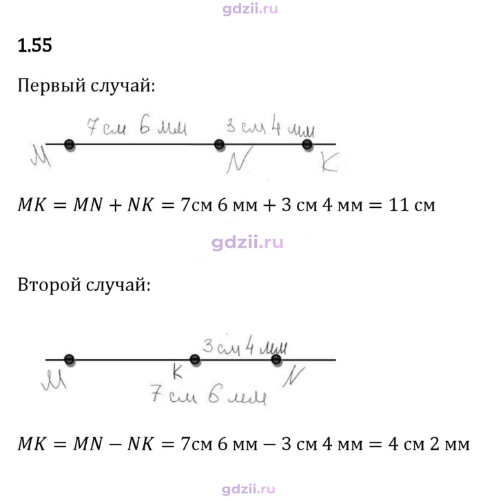 Скан решения номера 1.55