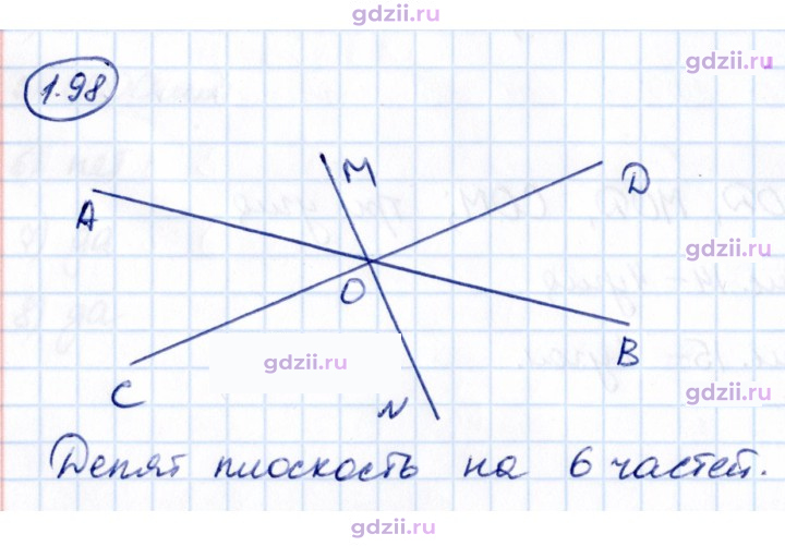 Скан решения номера 1.98