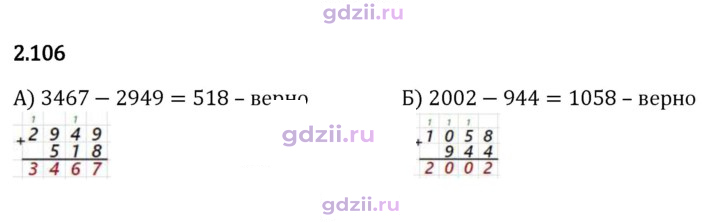 Скан решения номера 2.106