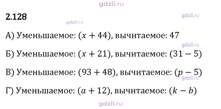 Скан решения номера 2.128